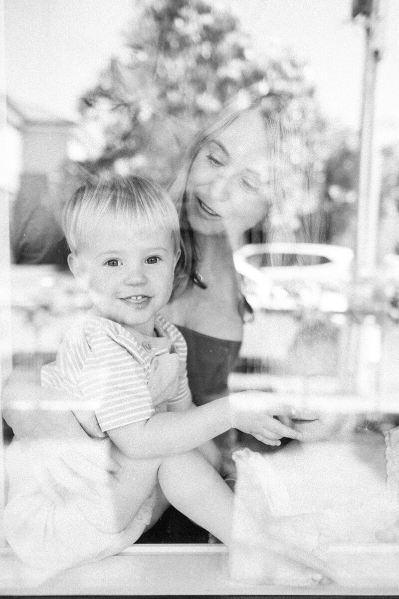 family having fun and being silly