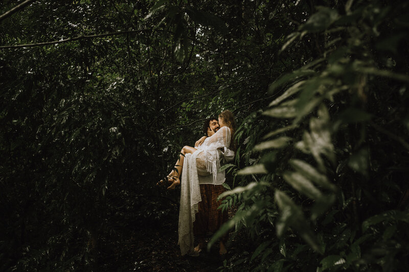 Palenque Waterfall Adventure Elopement