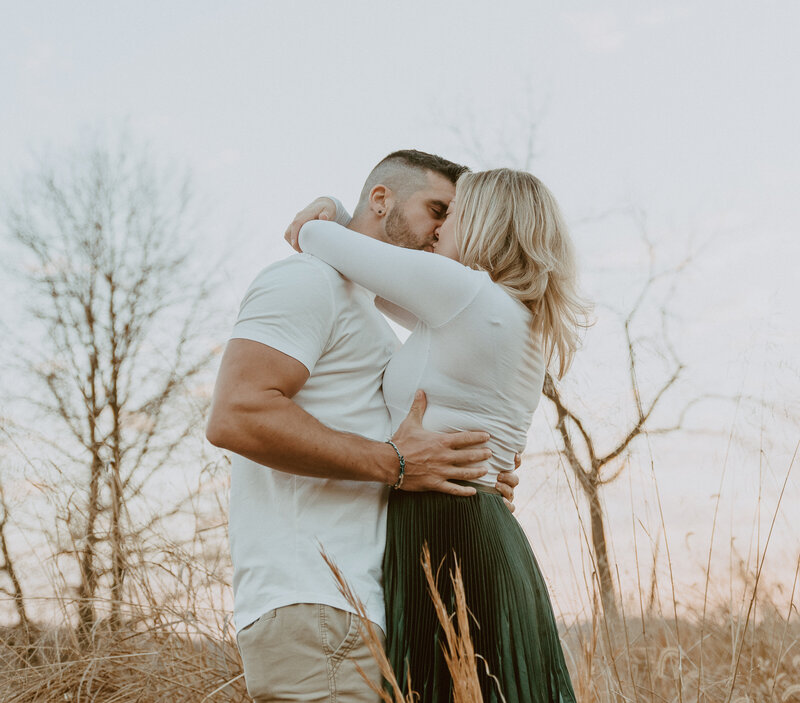 engagement session in Wissahickon Valley Park