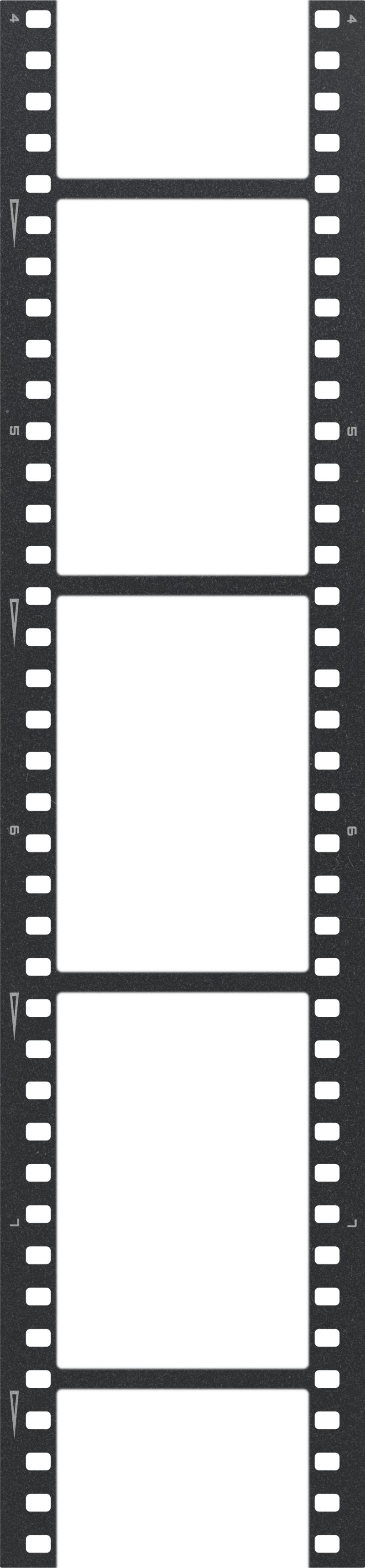 Film strip border used to frame in digitized film photos.
