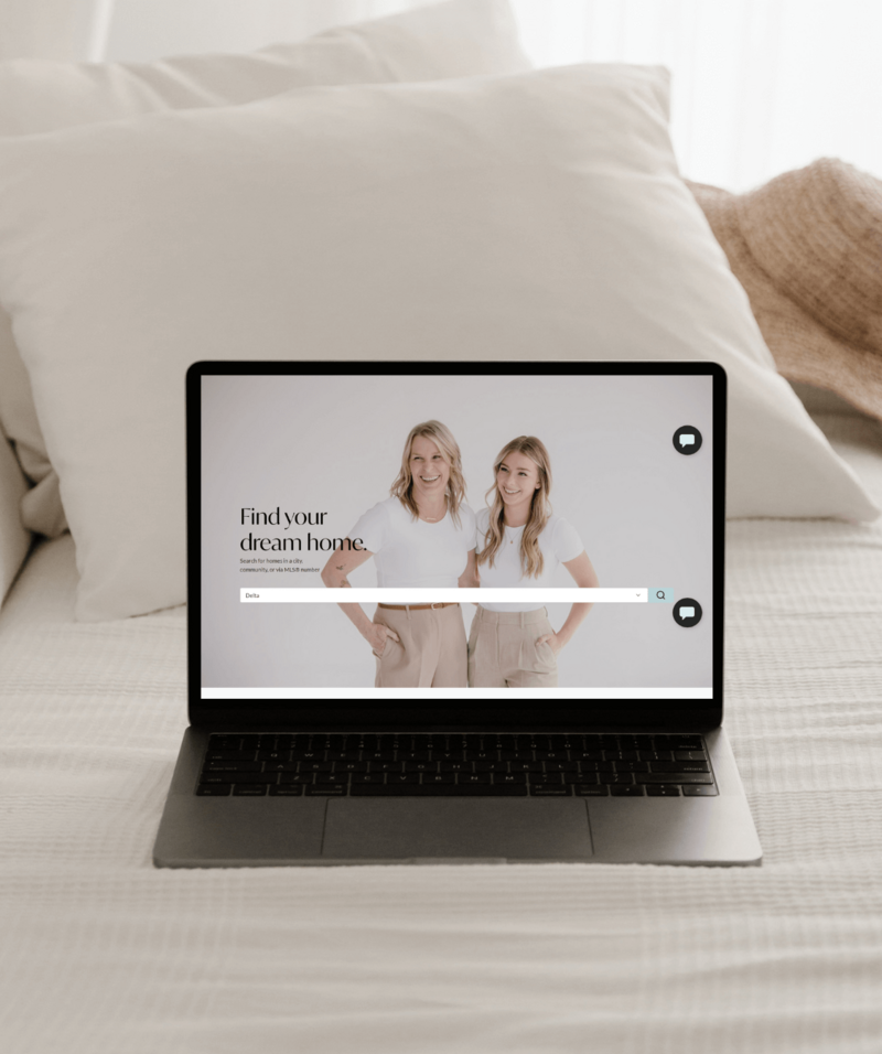 Showit real estate website showcase with iHomeFinder IDX