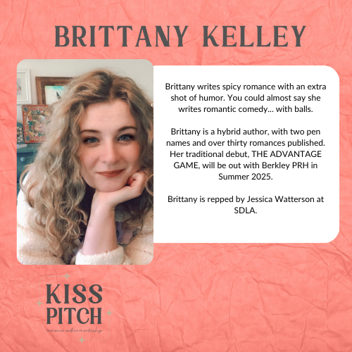 Bio for Kiss Pitch 3.0  romance mentor Brittany Kelley