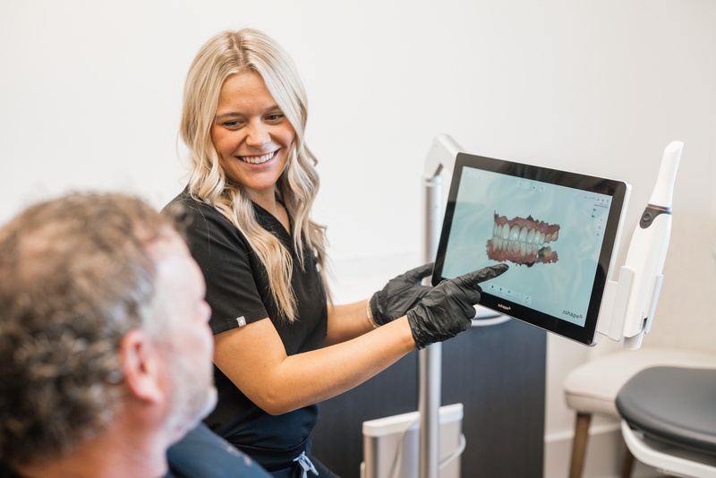 Dental Assistant providing X-ray