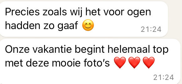 lieve woorden trouwfotograaf