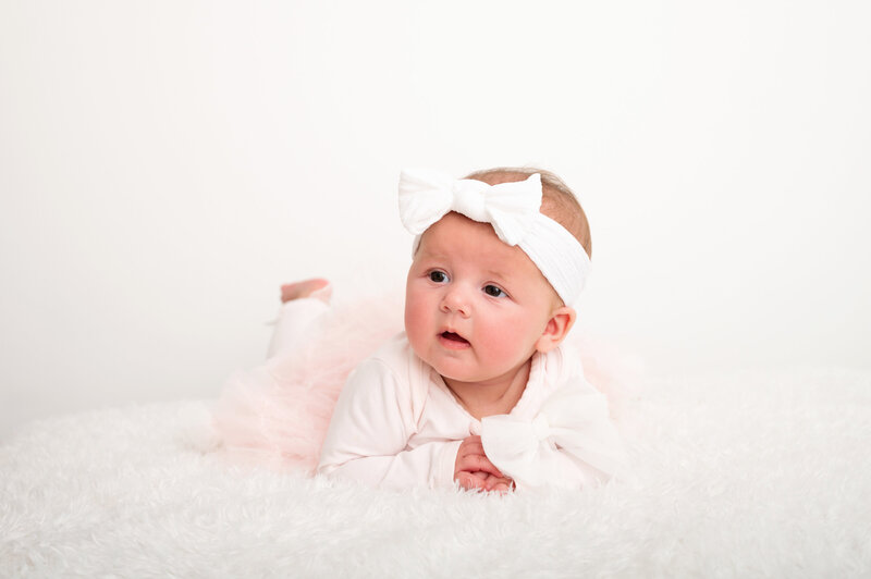 in studio 4 month photos at Jane Osler Photography