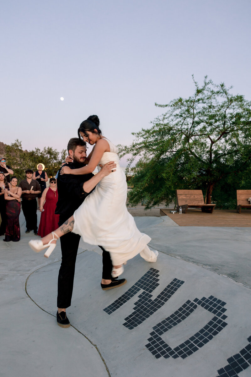 Lindsey + Anthony Joshua Tree Wedding-896