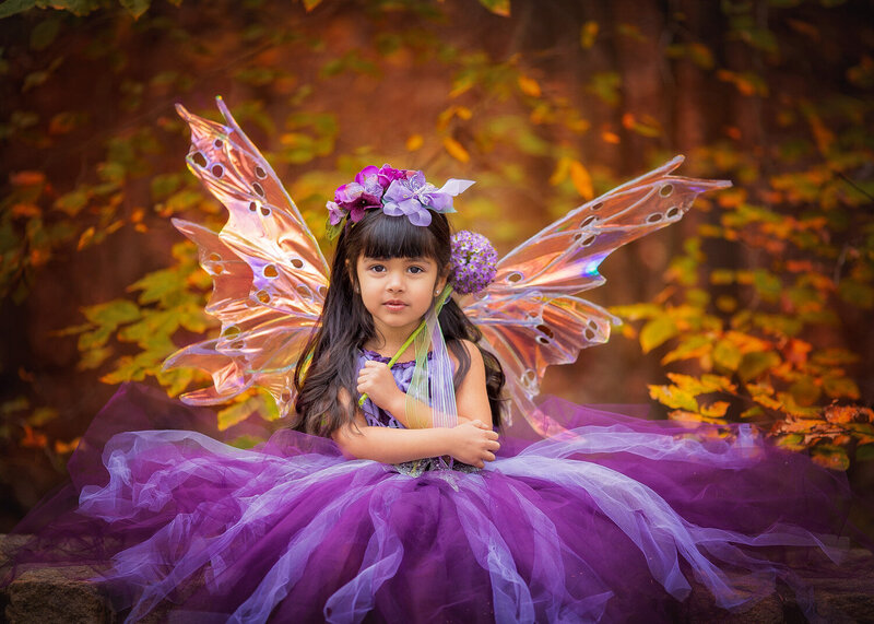 girl fairy fall wings georgia atlanta