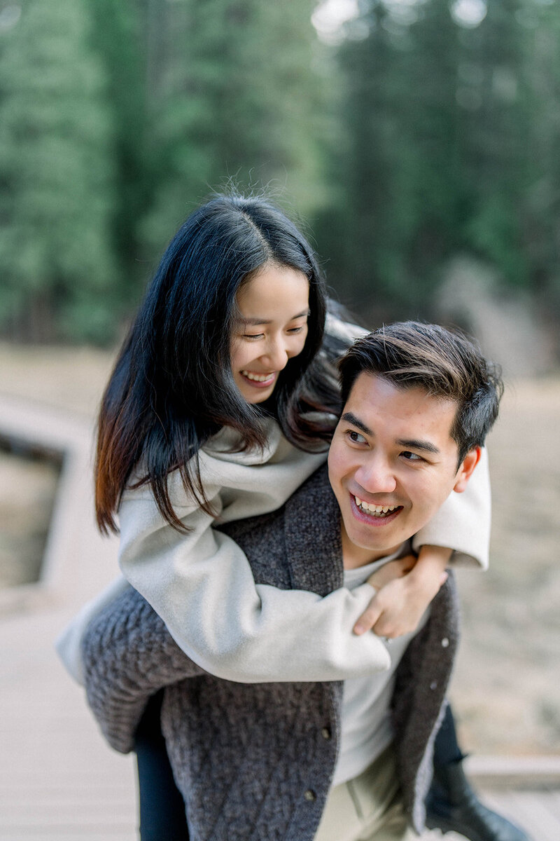 A fun and playful engagement session in Santa Barbara, California, captured by Tiffany Longeway Photography.