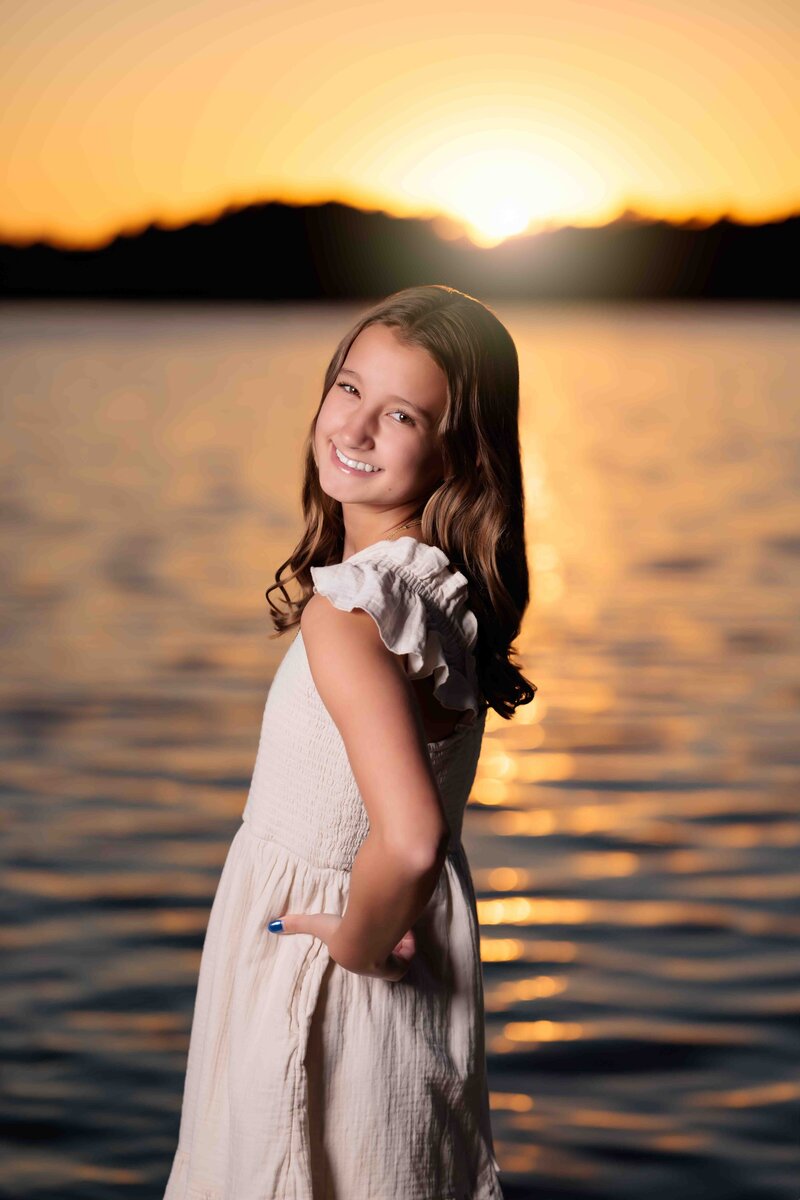 Spring Flowers with these teen portraits in Raleigh, NC.