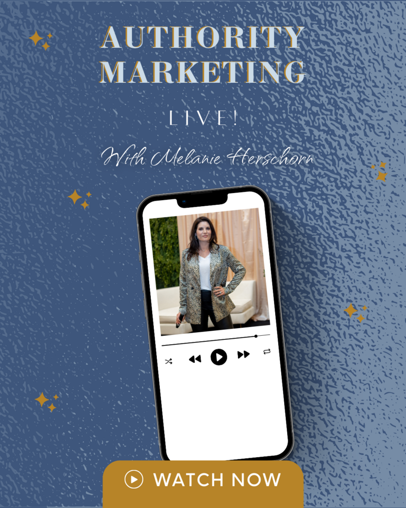 Authority Marketing Live streaming show on social media for authors and writers who want to learn how to market their books