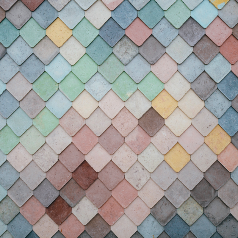 Colorful tile.