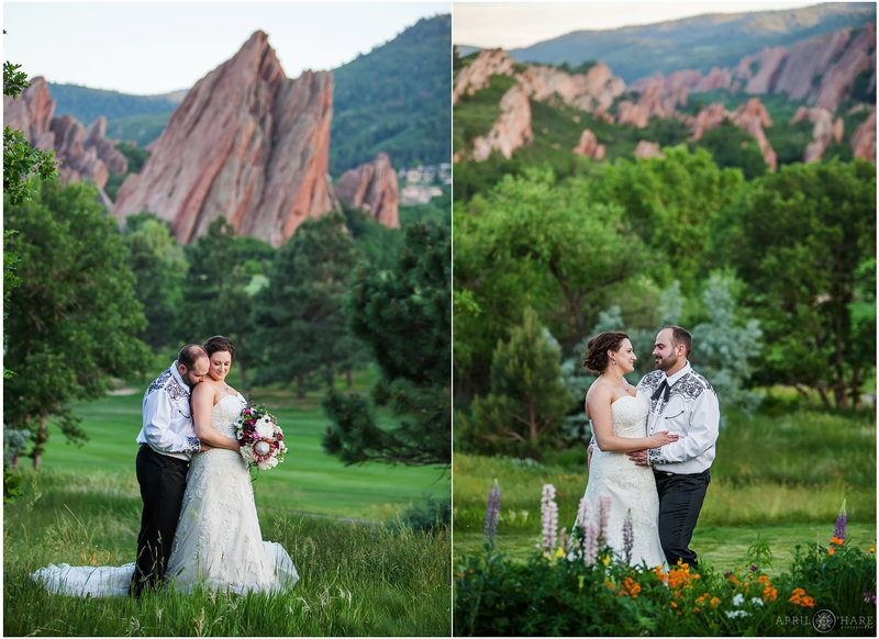 Gorgeous Red Rock scenery from a wedding at Arrowhead Golf Club