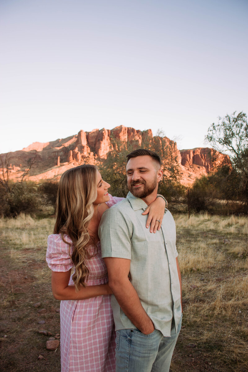 guy hugging girlfriend