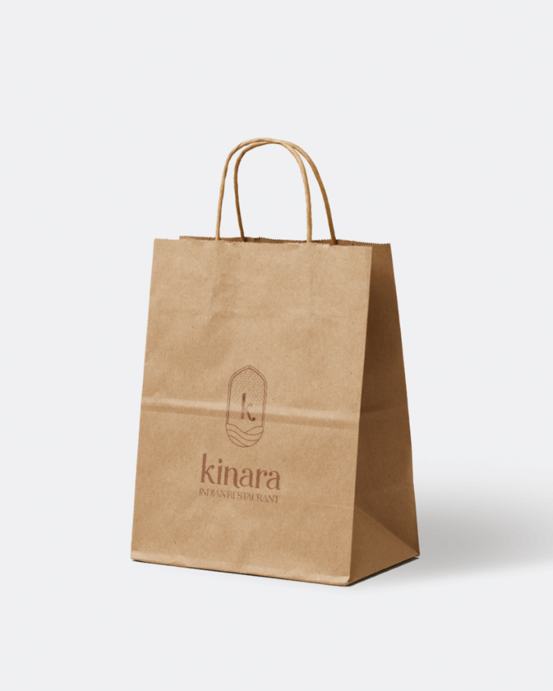 Kinara Indian Restaurant Branded Food Packaging by Leithal and Co