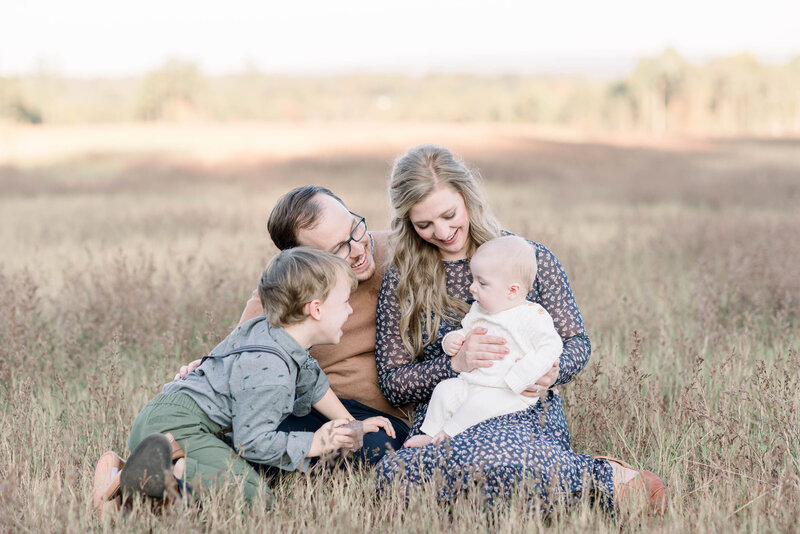 Fall family session in Hoover Alabama