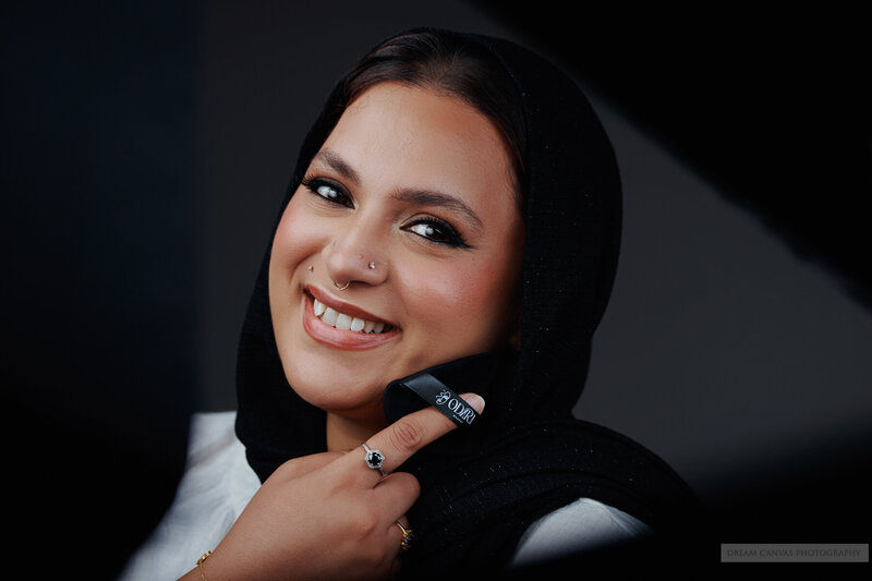 The Odara Makeup founder, Maya, luxury makeup artist in Mississauga