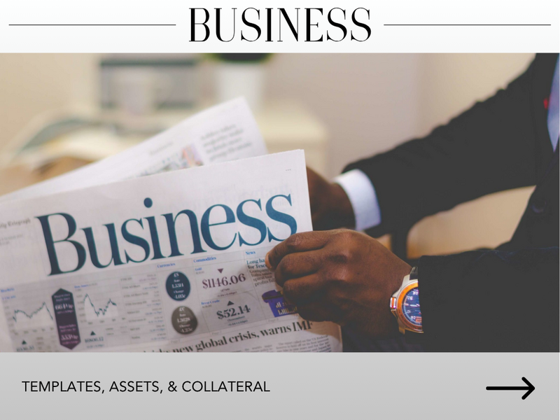 Business assets, templates, & collateral by Tamisha Ford
