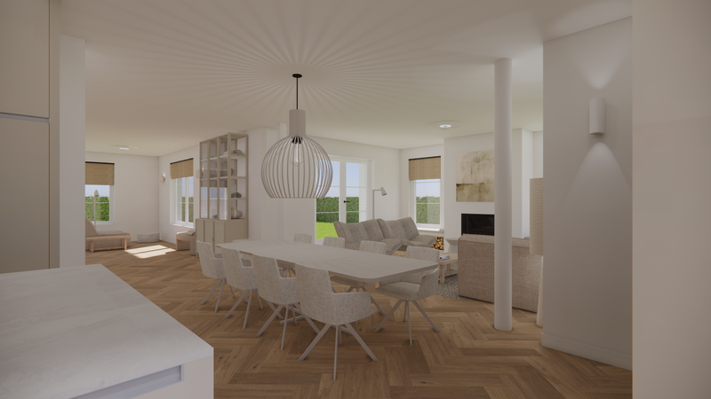 modern art en glazen vazen