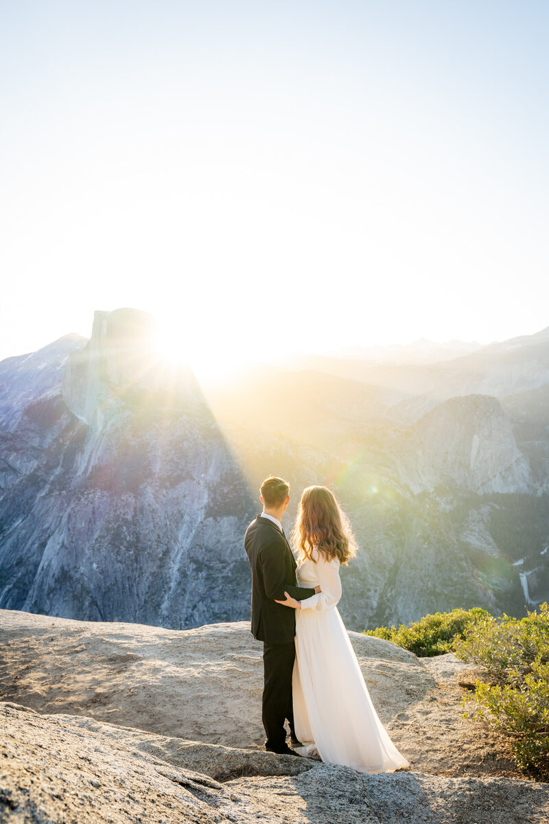 sunrise elopement in Yosemite National Park