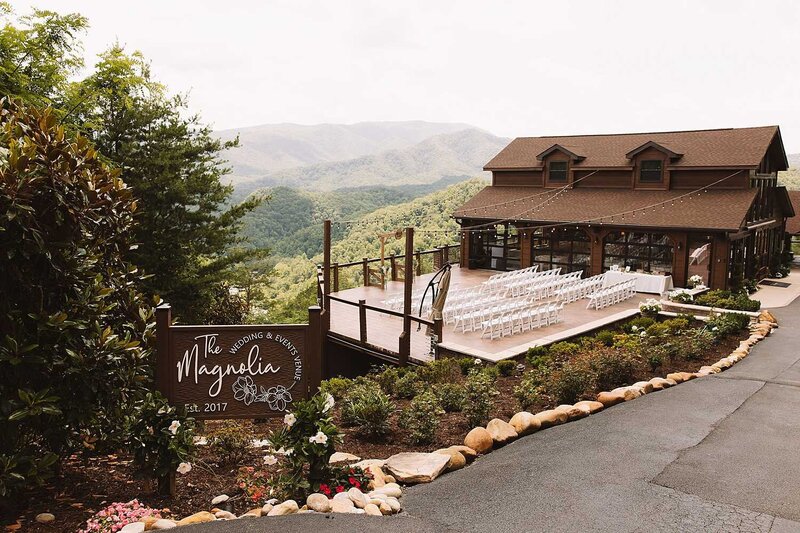 The Magnolia Top Smoky Mountain Tennessee Destination Wedding Venue