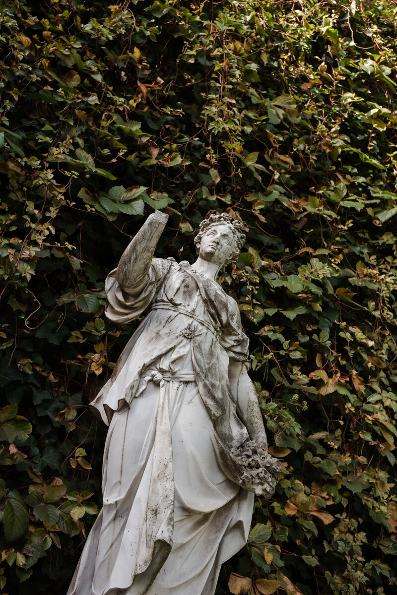 Roman sculpture in Lucca, Italy by travel photographer Melissa Sementilli