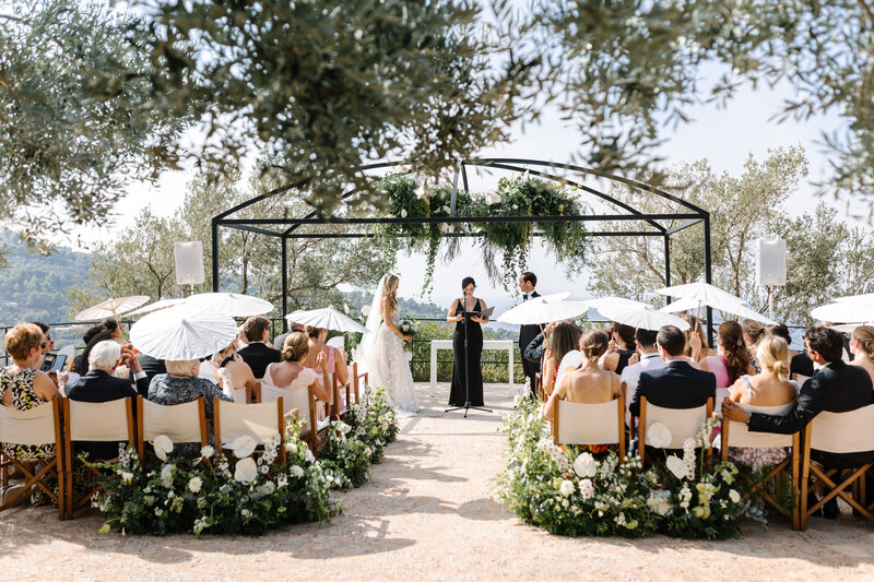 Wedding Ceremony at Mirador Belmond La Residencia