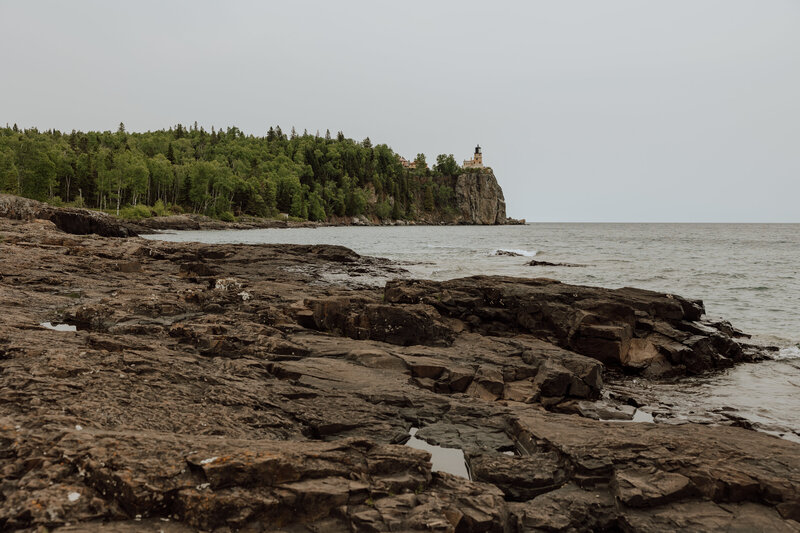 view of split rock lighthouse 