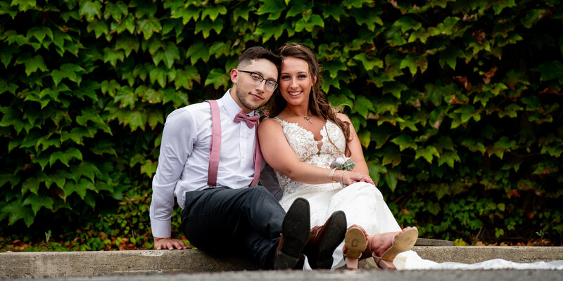 Bride groom spring wedding lehigh valley
