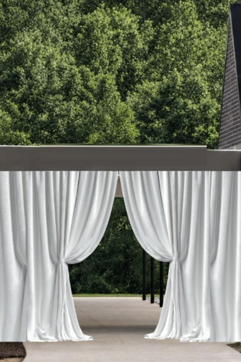 The Prelude draping at The Lumen House