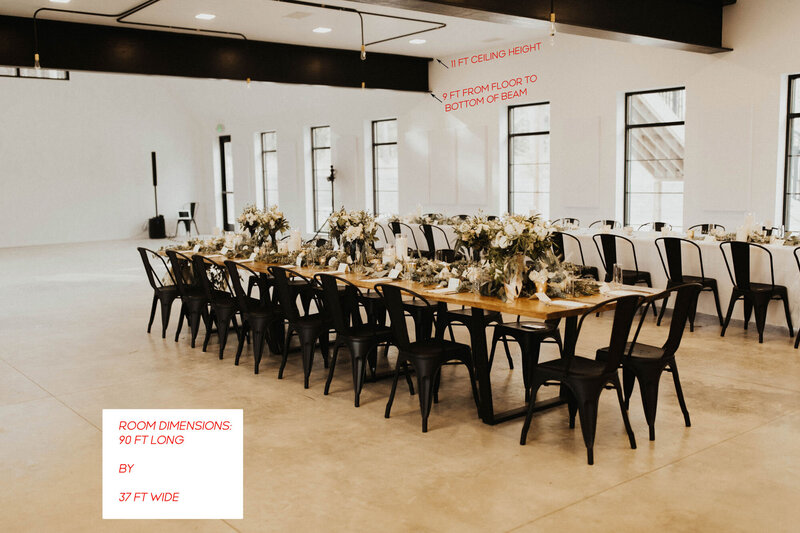 Pinewood Weddings and Events - Modern Wedding and Event Venue in Minnesota's Pine Forest - Details and Dimensions - 14
