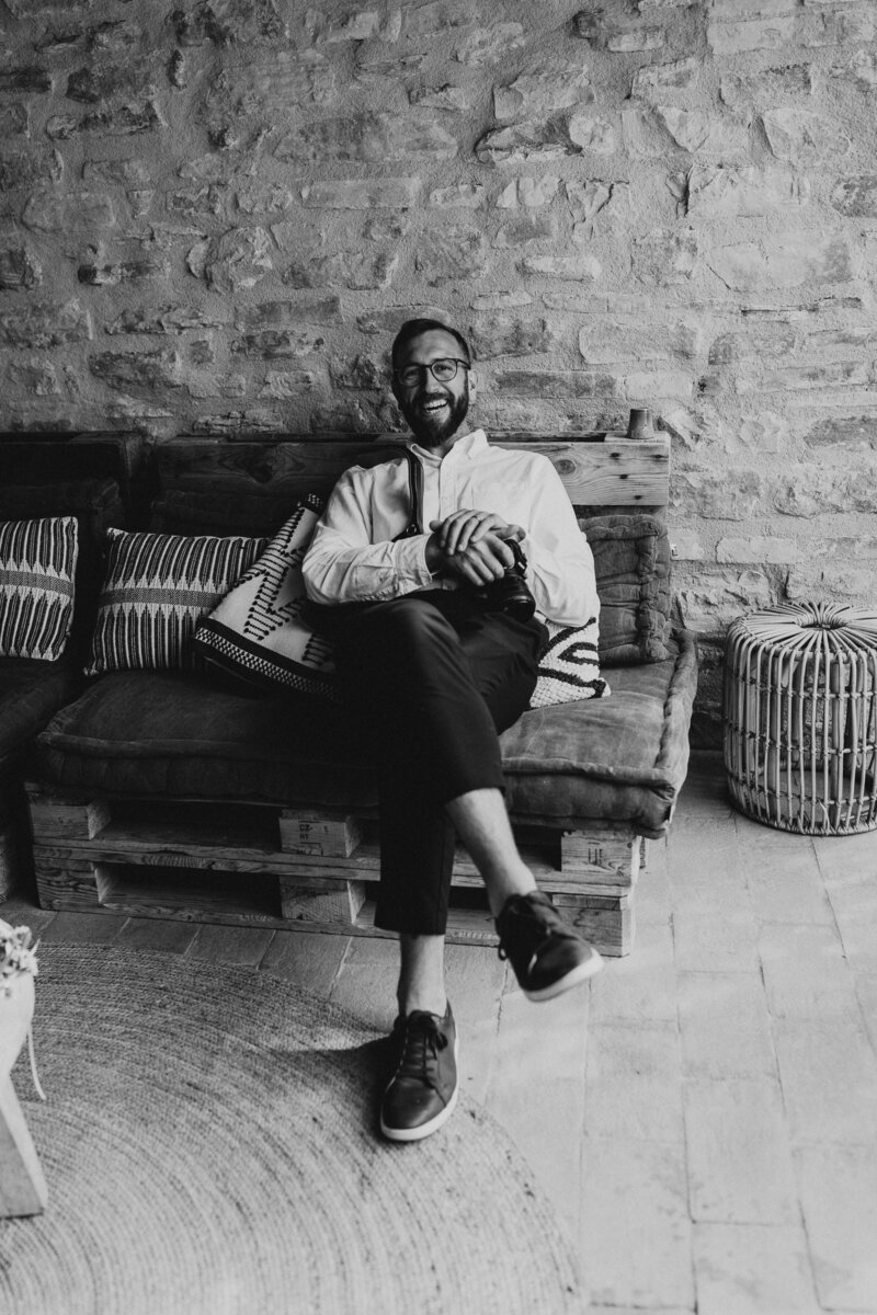 Leo, the founder of Together We Go smiling at the camera