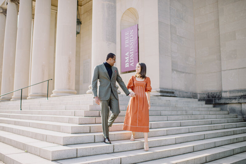 Stylish BMA engagement session Baltimore l hewitt photography-1
