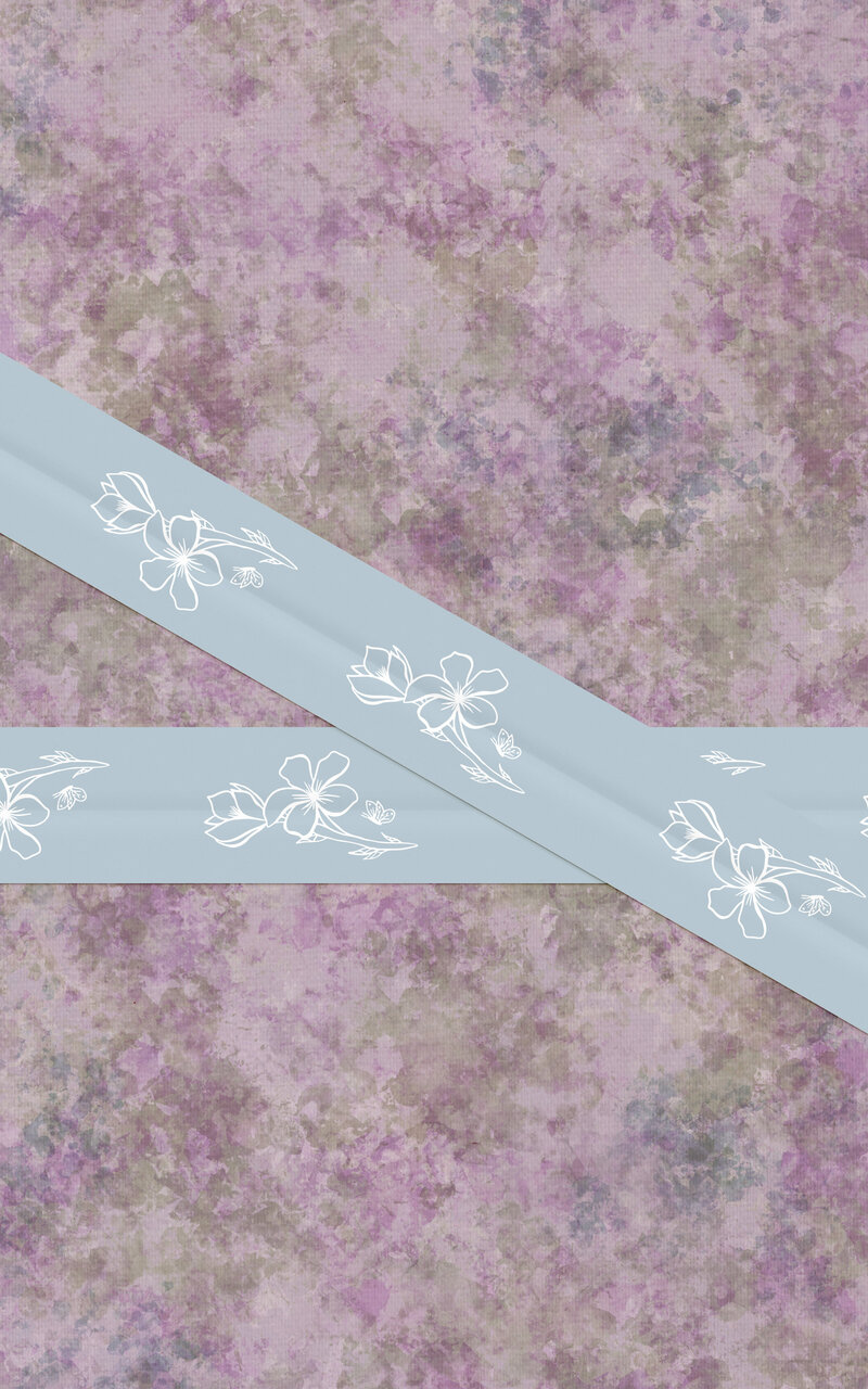 bohemian elegant interior design logo on pattern