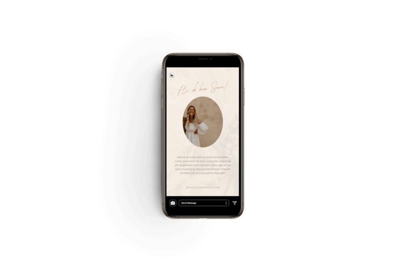 Boho Instagram story templates voor fotografen
