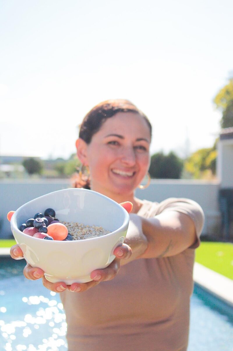 Marine du centre novaria avec de la nourriture équilibrée 