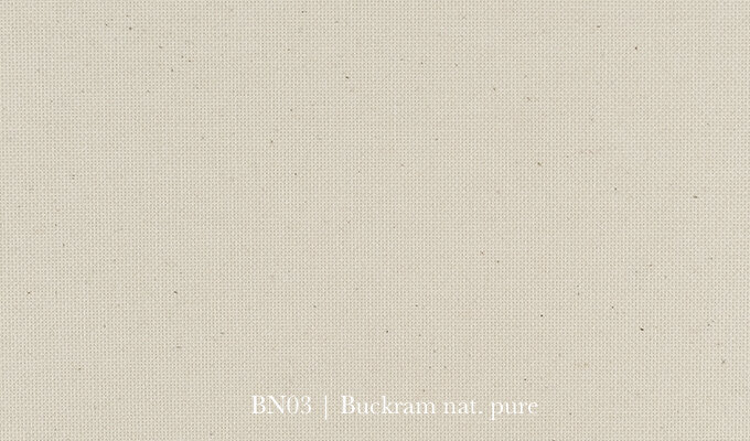 BN03 Buckram natural pure