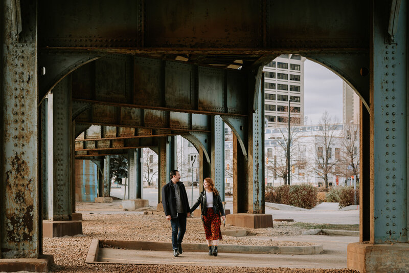 Exchange District couples photo session