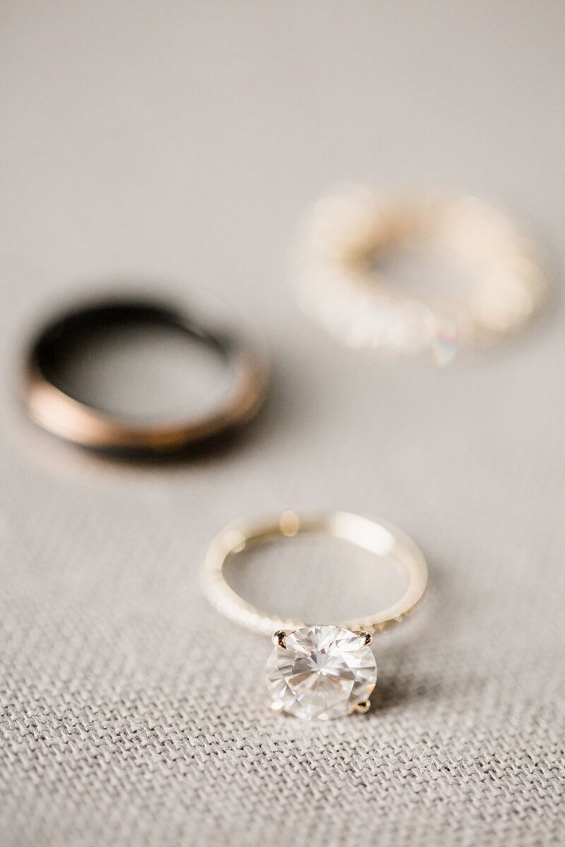 wedding ring detail by Knoxville Wedding Photographer, Amanda May Photos