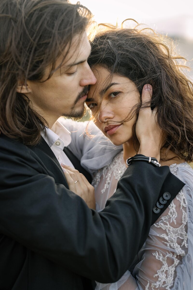 romantic iceland glacier elopement