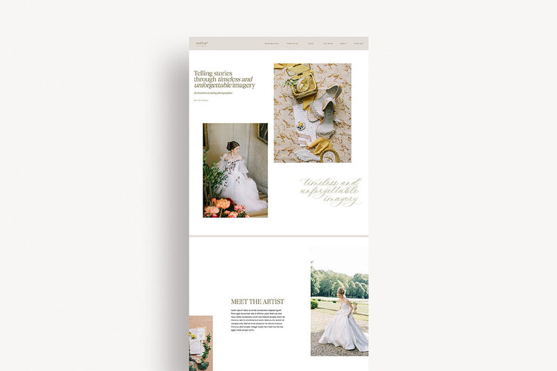 Showit Website Template for Creatives