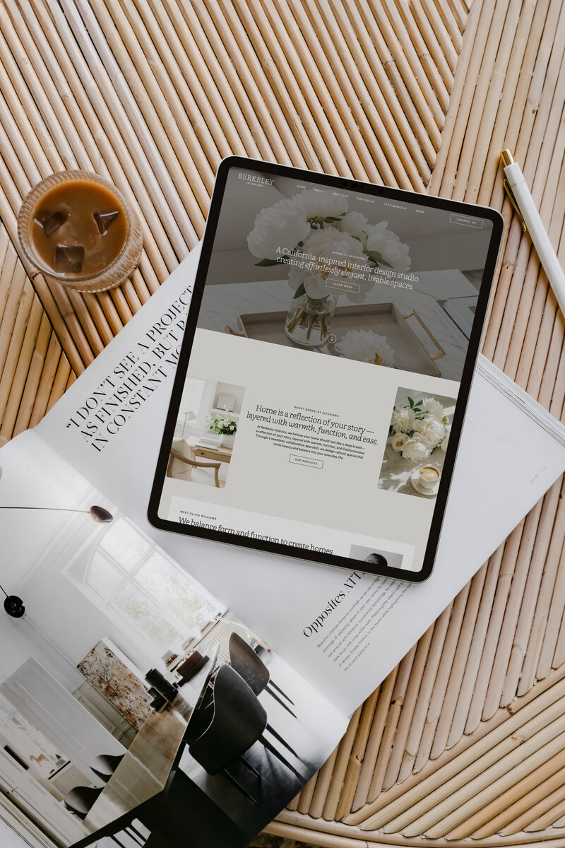 Website Templates for Interior Designers - Showit Website Templates, Marketing Templates, Flodesk Email Templates, Canva Instagram Templates, Done-for-You Website for Interior Designers - Coastal Template Co. 
