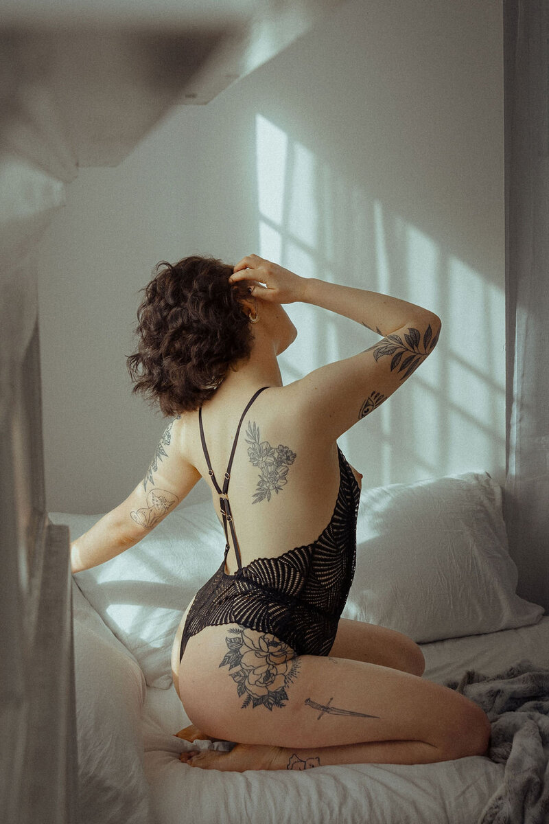 Moody Boudoir photography Session