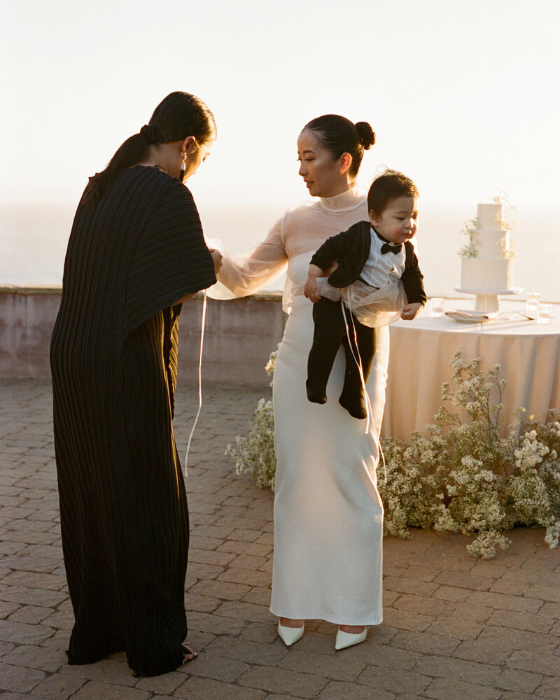 Ocean view wedding at Catalina View Gardens in Palos Verdes, California - 29