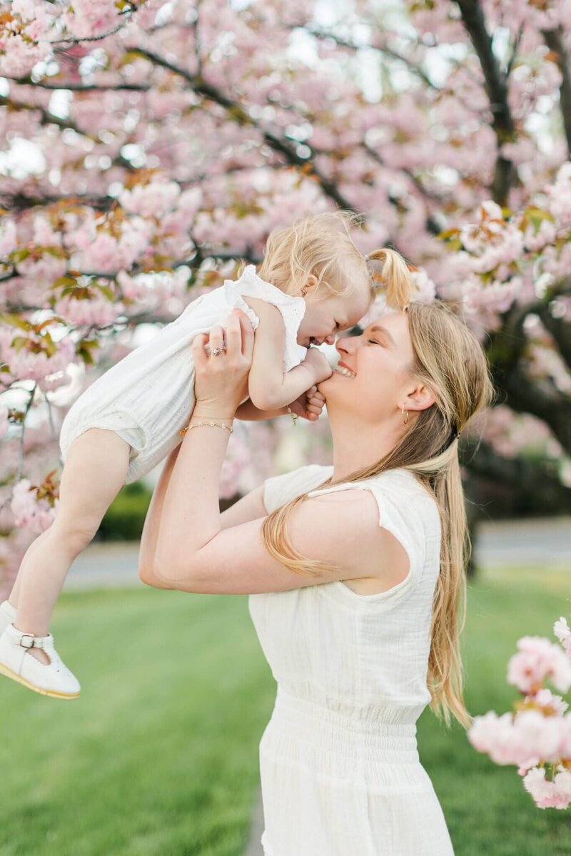 Downtown CDA Spring Family Photos