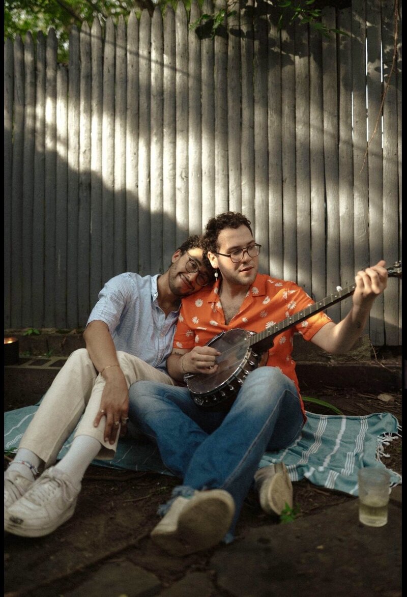 LGBTQ couple engagement session in Brooklyn and Manhattan.