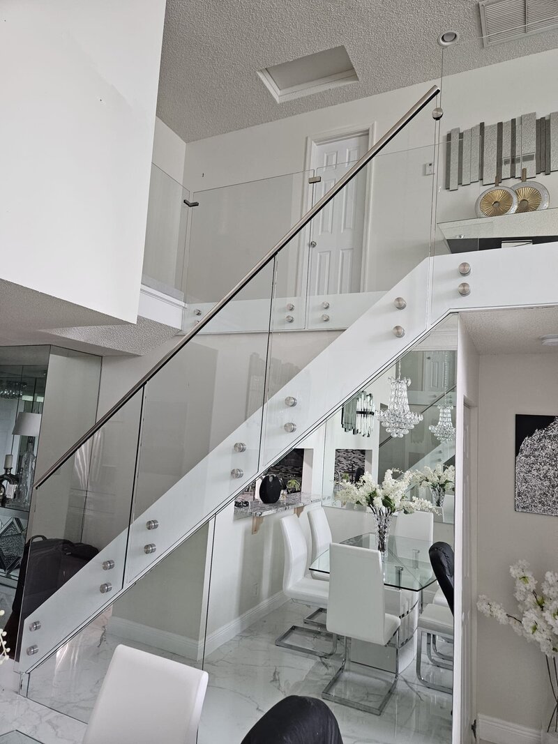Modern Glass & Aluminum Railings in Boca Raton, South Florida