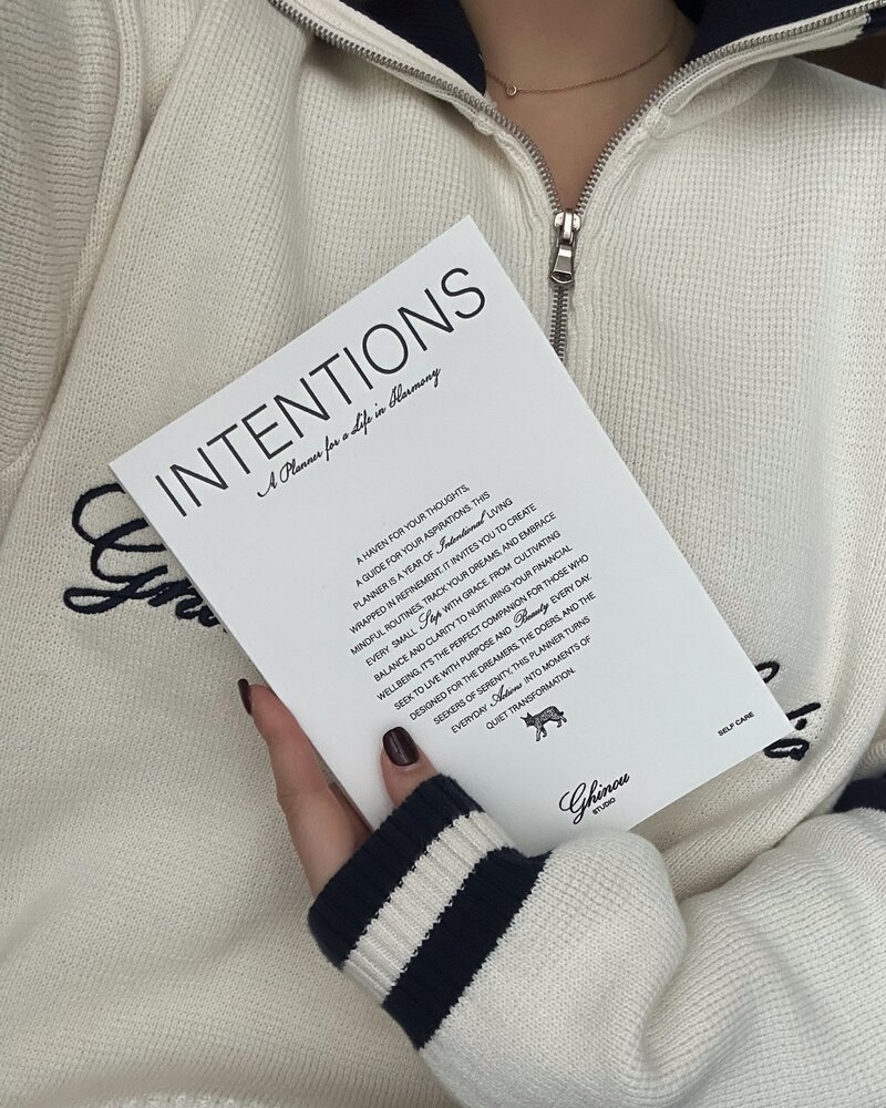 Ghinou Studio - INTENTIONS PLANNER _