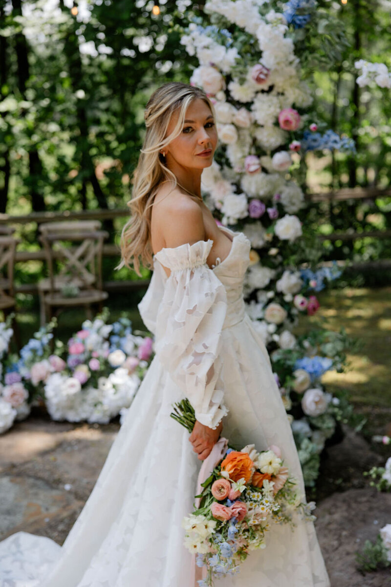 bridal portrait atlanta wedding