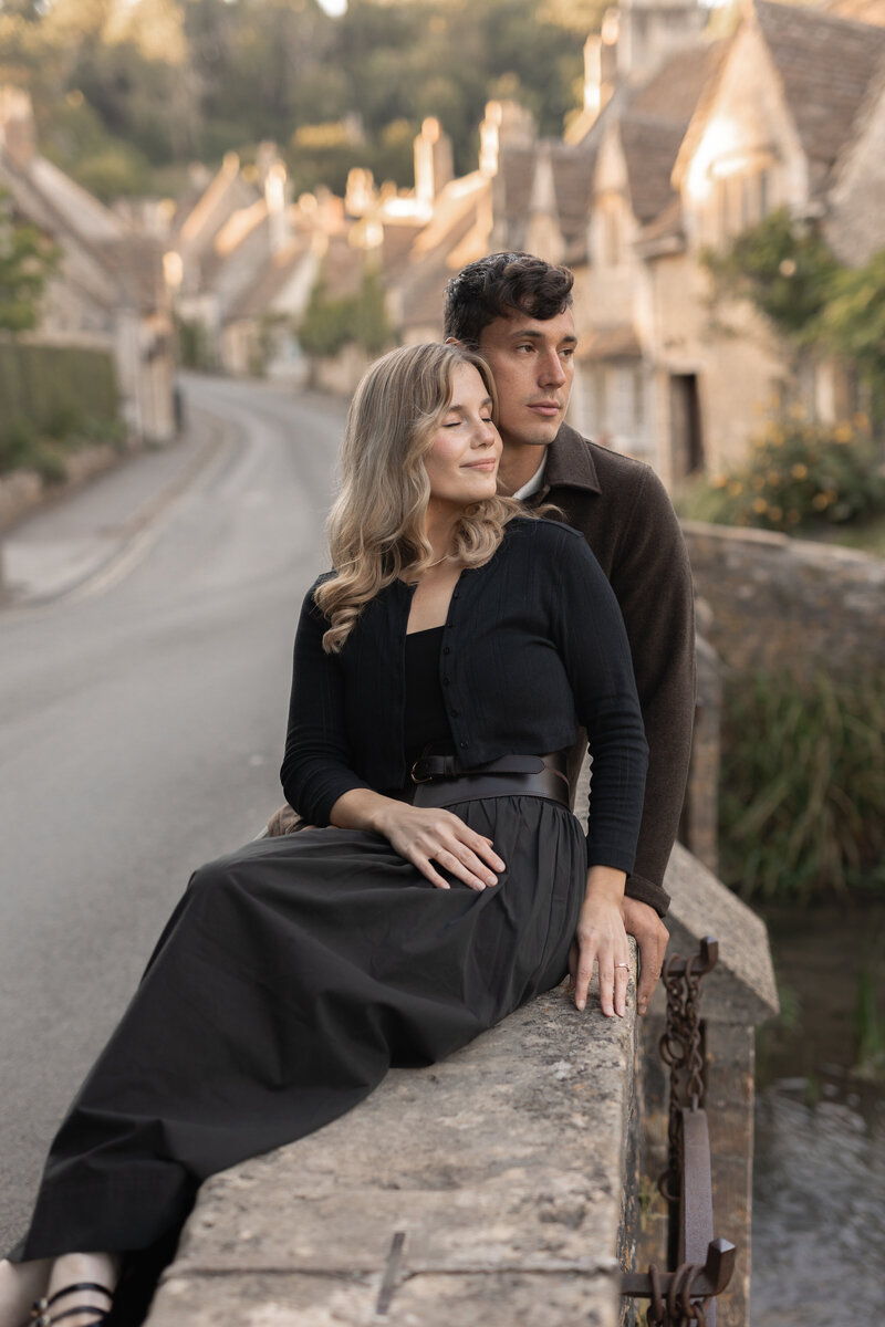 Castle Combe couple portraits