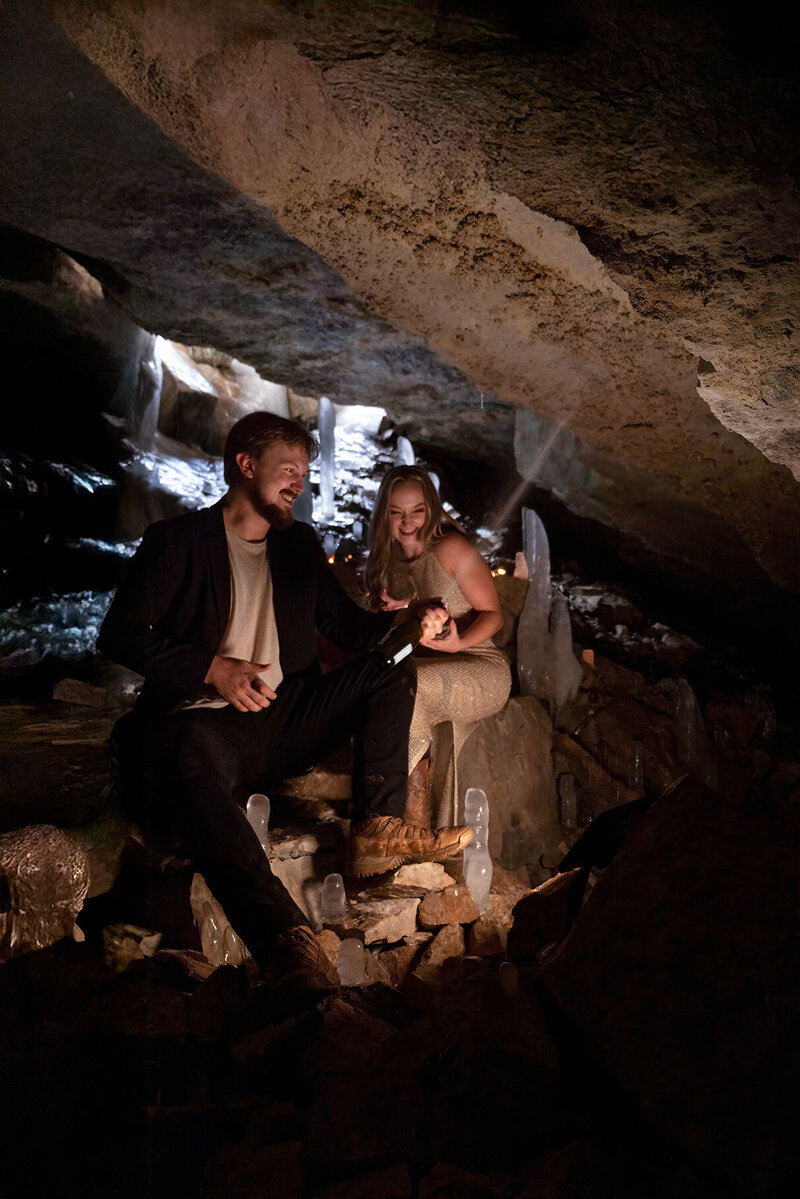 Secret cave near Durango, CO